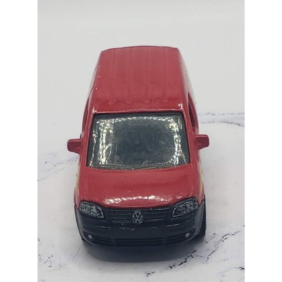 Matchbox 2006 Volkswagen Caddy City Action Series Red Panel MiniVan MB-741 - Picture 2 of 7